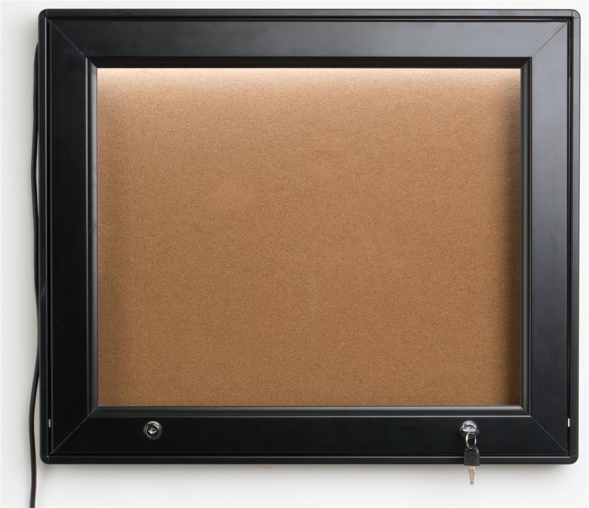 Waterproof LED Menu Corkboard Outdoor Rated Locking Display