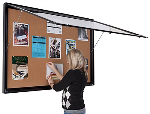Enclosed Bulletin Board Cabinet