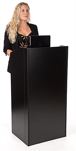 Portable folding podium for presentations