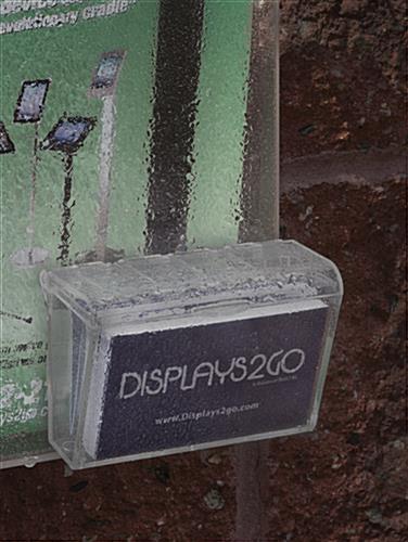 Weather-Resistant Outdoor Flyer Dispenser