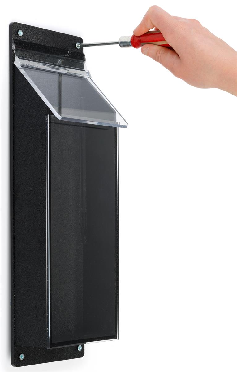 outdoor brochure holders on Outdoor Pamphlet Holder Black Literature Display Box