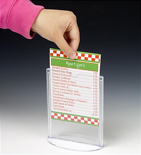 restaurant menu holders