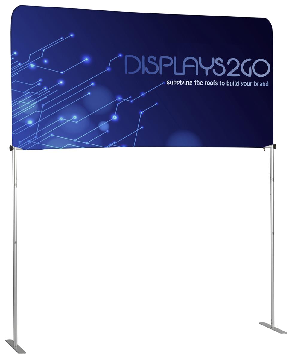 6' Trade Show Table Header, Custom Graphics