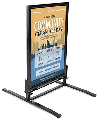 Yescom Sidewalk Poster Stand Snap Frame