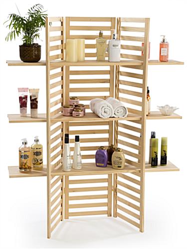 Wooden Display Rack