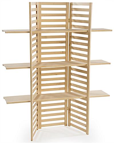 Free Standing Folding Shelf Unit