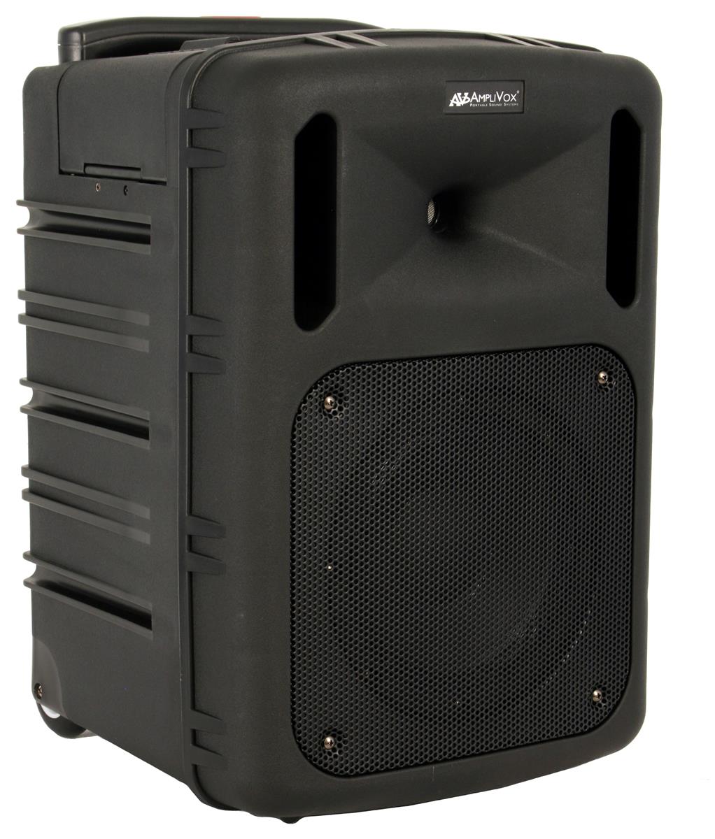 Portable Wireless PA System Media Player, Bluetooth, Two Mics
