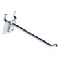 4" Chrome Peg Hooks with Neutral Finish