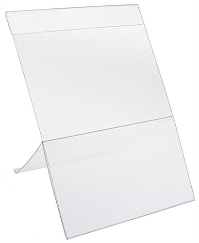 Plastic Easel Sign Holder Transparent