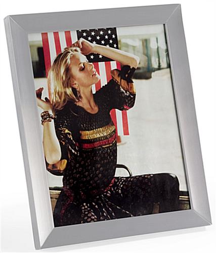 8" x 10" Metal Picture Frames for Wall Mount Use