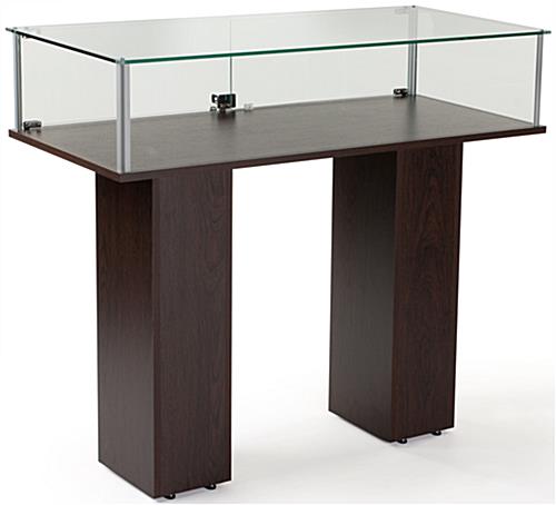 jewelry display glass table