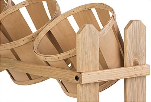 Bushel Basket Stand for Retail