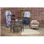 Set of Pipe Display Nesting Tables Used in a Clothing Shop