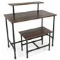 Set of Pipe Display Nesting Tables with Removable Top Tier
