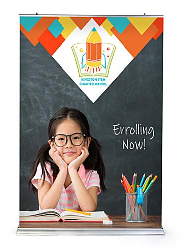 62" premium banner backdrop with custom graphics
