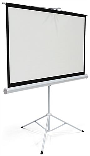 72" Tripod Portable Projection Screen with PVC Build