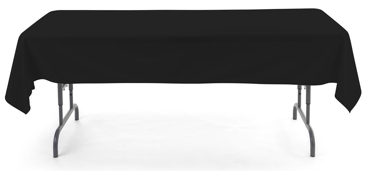 Rectangle Tablecloths 6' or 8' Short Polyester Table Covers