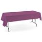 Purple rectangle tablecloths with 6 foot design