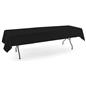 Black rectangle tablecloths with 8 foot design