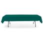 Green rectangle tablecloths with polyester material