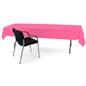 Pink rectangle tablecloths with 8 foot design
