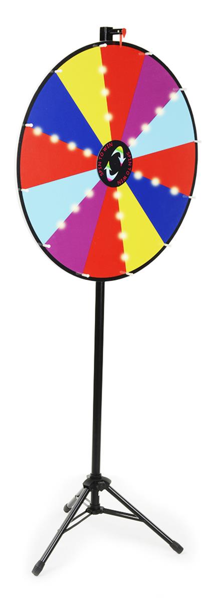 Prize Wheel 12” Magnetic Mount Color Dry Erase Face Spinner 