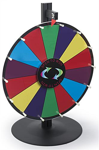 Game Spin Wheel with Carrying Case