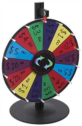 Dry Erase Spin Wheel Game | Included Carrying Case