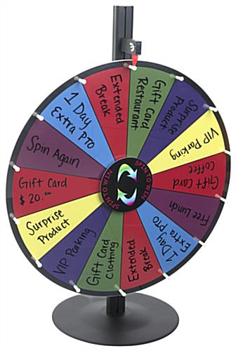 Dry Erase Spin Wheel Game with Carrying Case