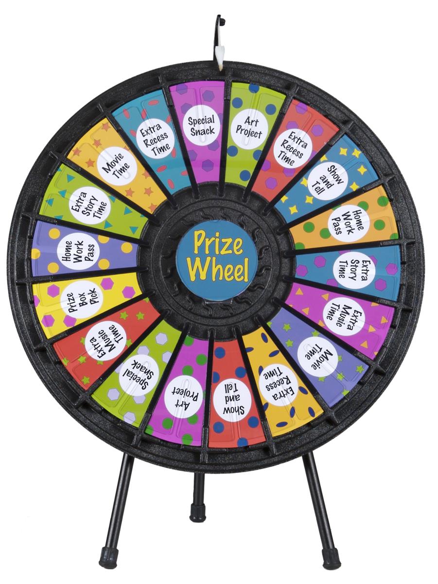 Customizable Prize Wheel -Tabletop w/ 14 Slots - Ships Same Day!
