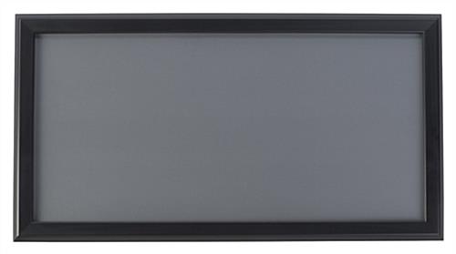 Black 12 x 24 Snap Frame with Mounting Screws
