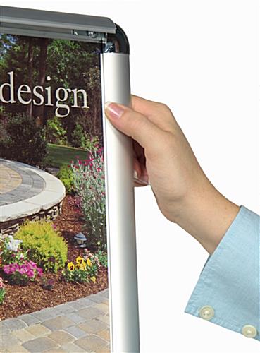 Sign Holders with Snap Frame