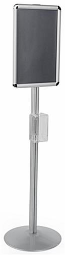 Floor Standing Hand Sanitizer Holder with Lens