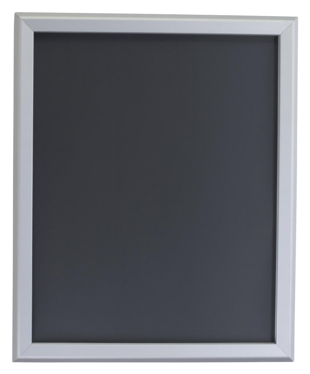 16 x 20 with Non-Glare PVC Cover and Sturdy Plastic Backing Front Loading Pictures Frame Aluminum Snap Frame Silver Finish 