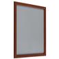 Faux wood poster snap wall frame with clear protective Lexan lens
