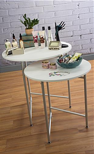 Round Retail Table Set for Merchandise