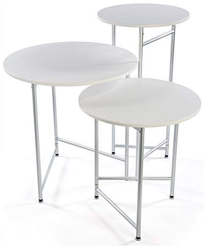 Trade Show Cocktail Table Set | Group of 3