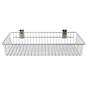 Slatwall basket with rectangular shape