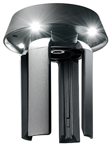 Stanchion mount LED light for indoor or outdoor use