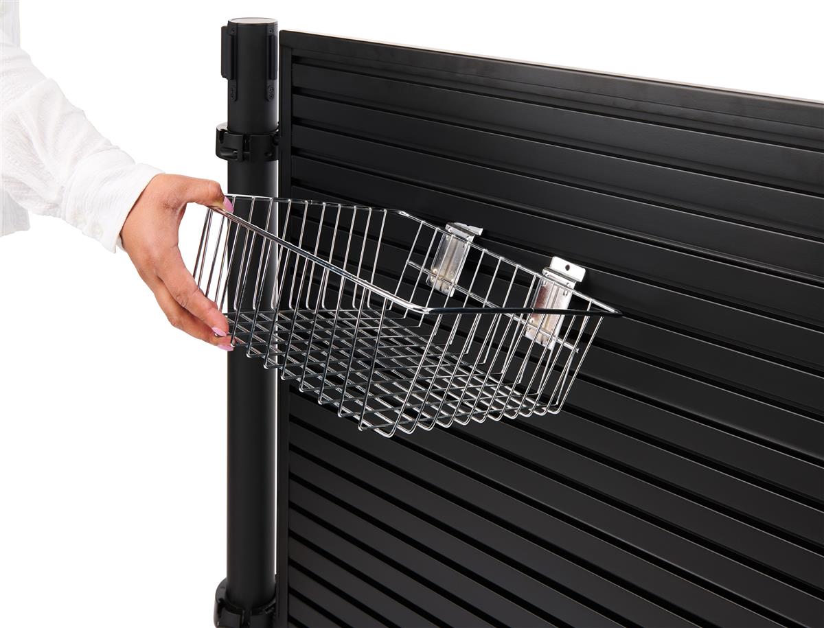 Slatwall Basket Two Sizes Available