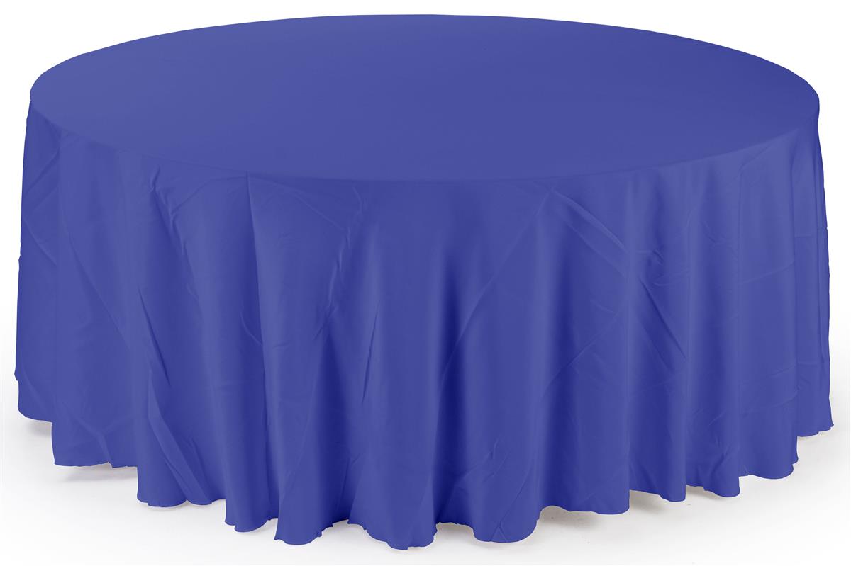 Banquet Round Table Cover Royal Blue, 3 Foot Round Table Cover