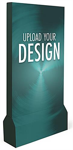 Custom printed cardboard banner stand with personalized printing options 