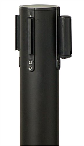 Stanchion with Black Printed Belt & 4 Way Adaptor