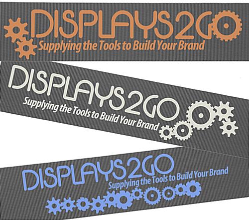 Stanchion with Gray Printed Belt & 1 Color Graphics