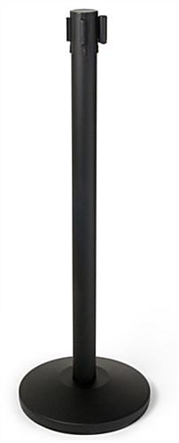 Steel Stanchion with Black Printed Belt