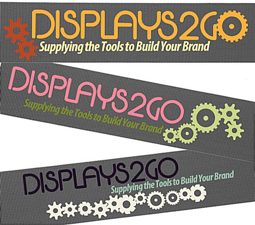 Stanchion with Gray Printed Belt & 3 Color Graphics