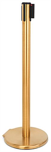 These retractable belt stanchions have a premium powder-coated finish