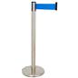 These retractable belt stanchions have stainless steel 304 material 