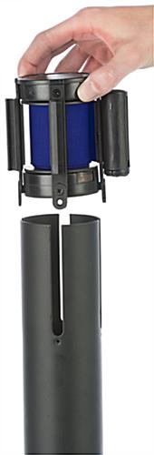 Blue Stanchion Belt Attachment