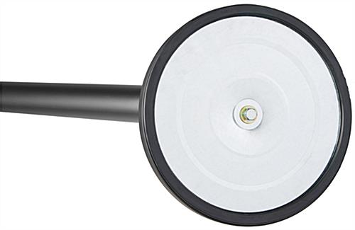 retractable barrier post